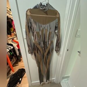 Clayton Long Sleeve Mesh Jumpsuit